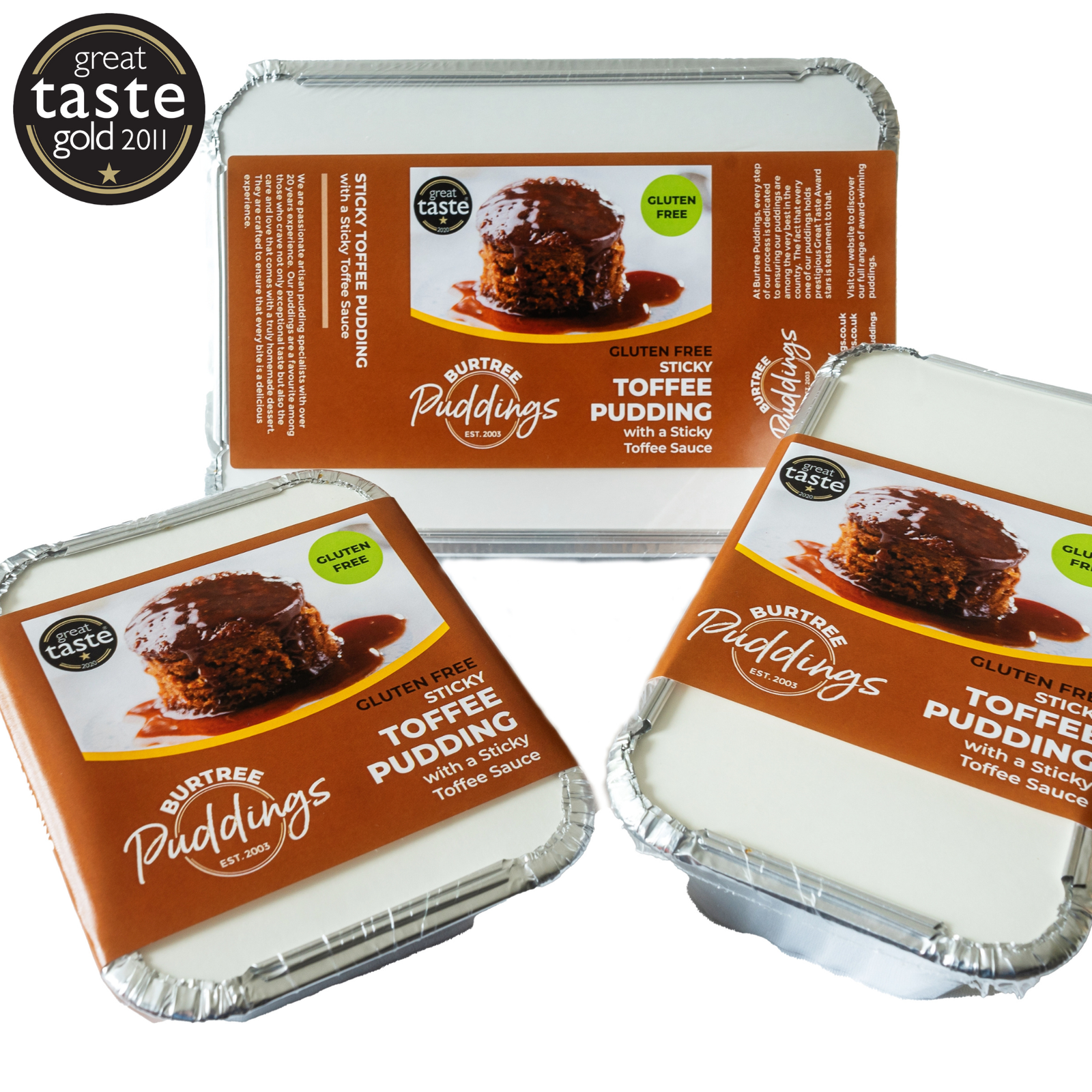 Gluten Free Sticky Toffee Pudding All Sizes
